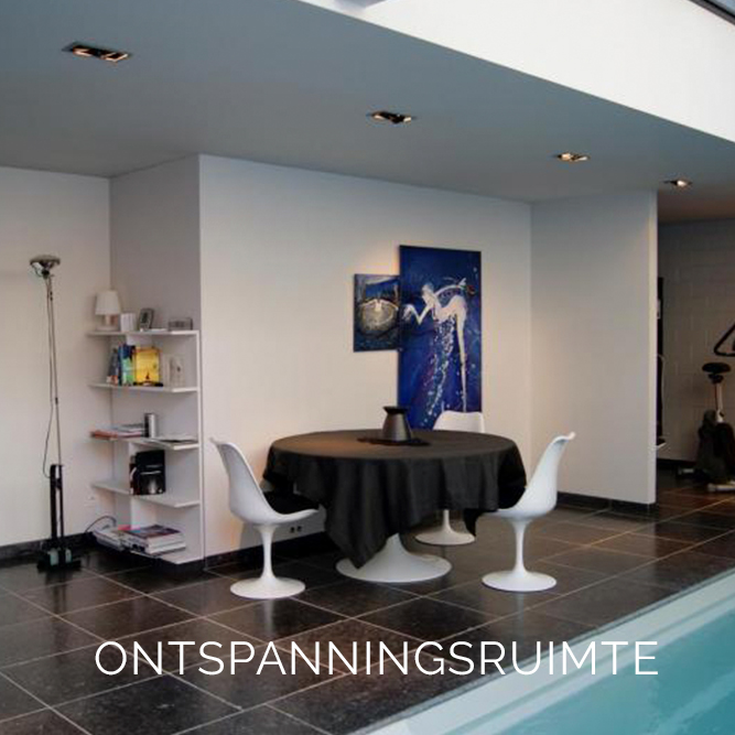 Realisatie ontspanningsruimte sauna schilder